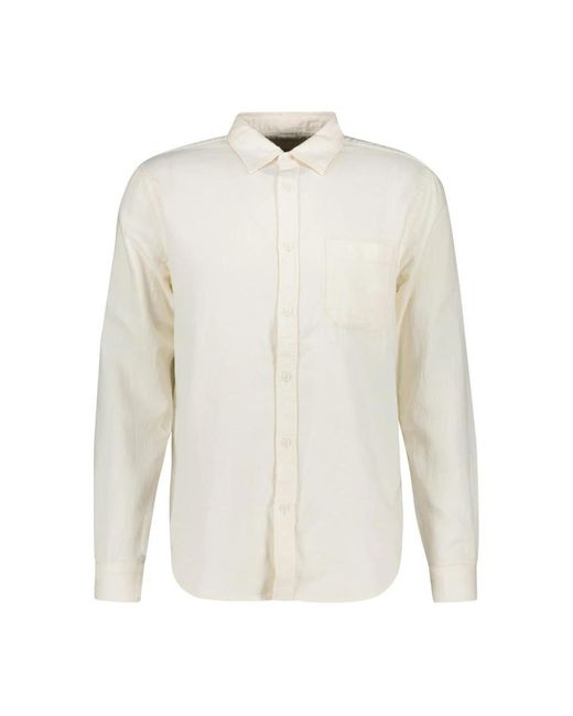 Closed Oxford Shirt in het White voor heren