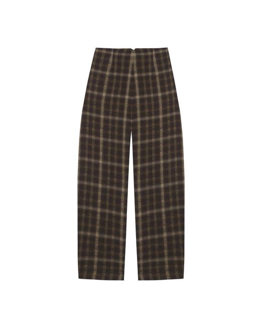 Cortana Gray Salon, Braune Jacquard-Karohose