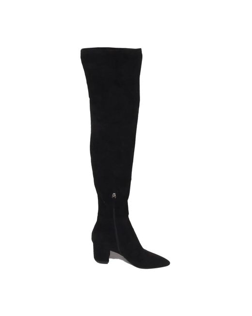 Steve Madden Black Over-The-Knee Boots