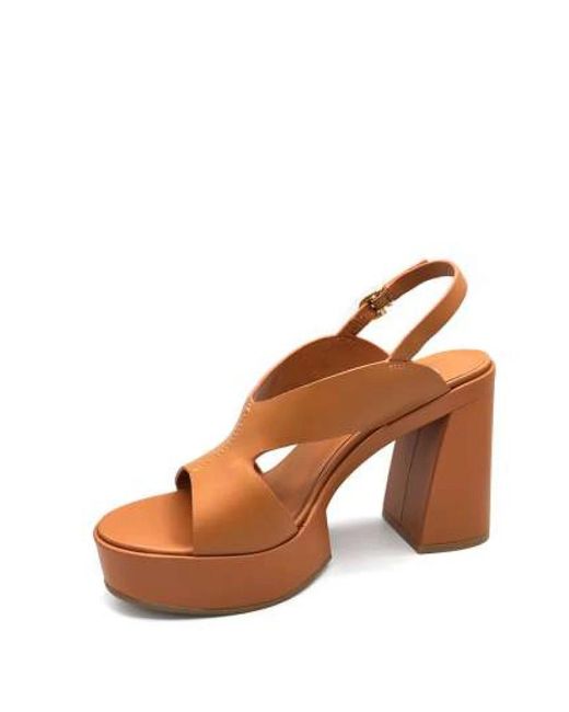 Shoes > sandals > high heel sandals Jeannot en coloris Brown