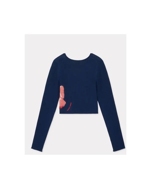 KENZO Blue Cardigans