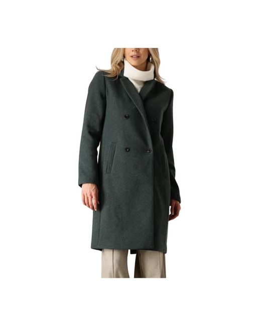 Modström Double-Breasted Coats in het Black