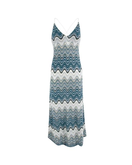 Mc2 Saint Barth Blue Maxi Dresses