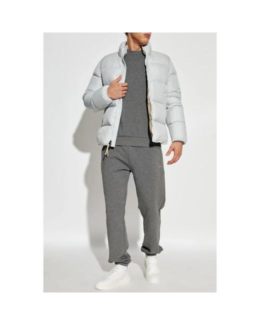 Woolrich Gray Down Jackets for men