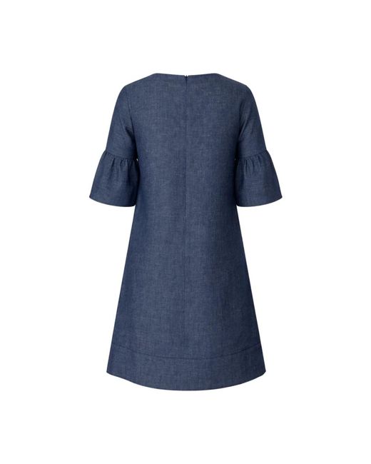 Gran Sasso Blue Short Dresses