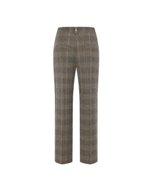 Patrizia Pepe Gray Straight Trousers