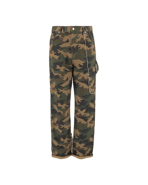 DARKPARK Camouflage Cargo Broek Multi-Zak Ontwerp in het Green