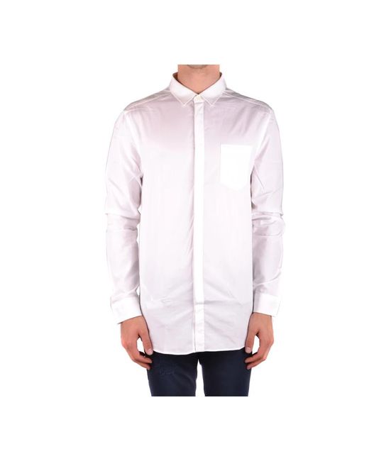 Balmain White Casual Shirts for men