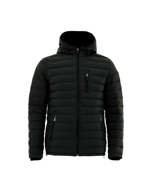 Moose Knuckles Jassen ,Zwart ,Katoen Fullcrest Jacket in het Black voor heren