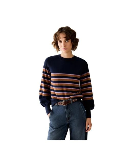 Pennyblack Blue Round-Neck Knitwear