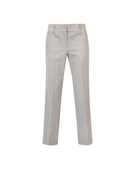 Slim-Fit Trousers Jucca en coloris Gray