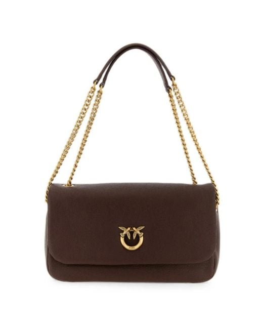Pinko Brown Shoulder Bags