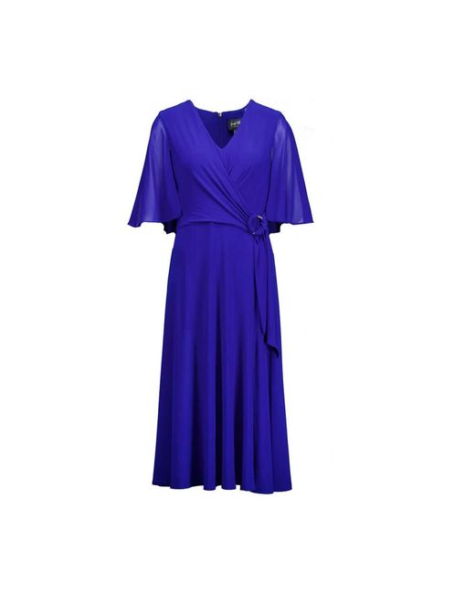 Joseph Ribkoff Blue Midi Dresses