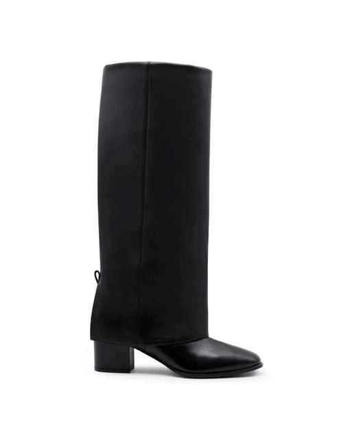 Gia Borghini Black Heeled Boots