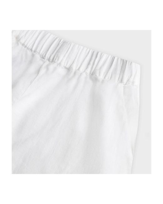 Brooks Brothers White Casual Shorts