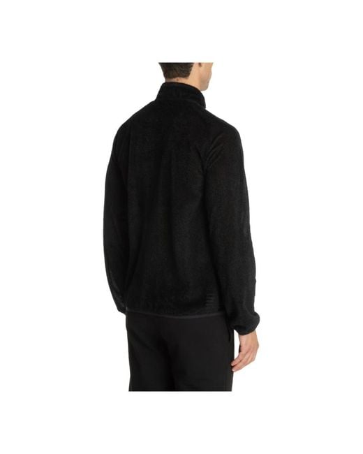 EA7 Black Zip-Throughs for men
