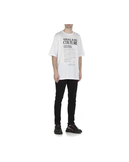 Versace Jeans Couture White T-Shirts for men