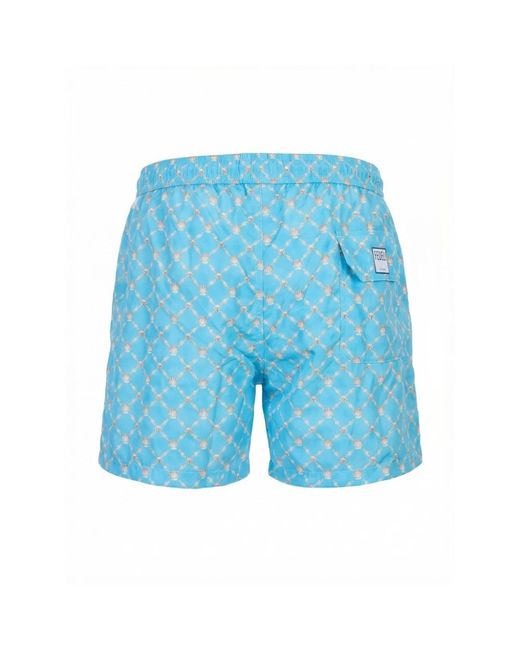 Fedeli Badmode ,Blauw ,Beachwear in het Blue voor heren