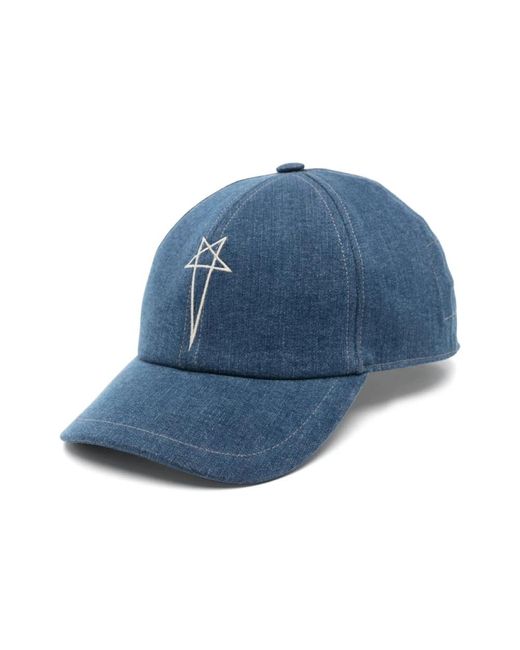 Rick Owens Blue Caps for men