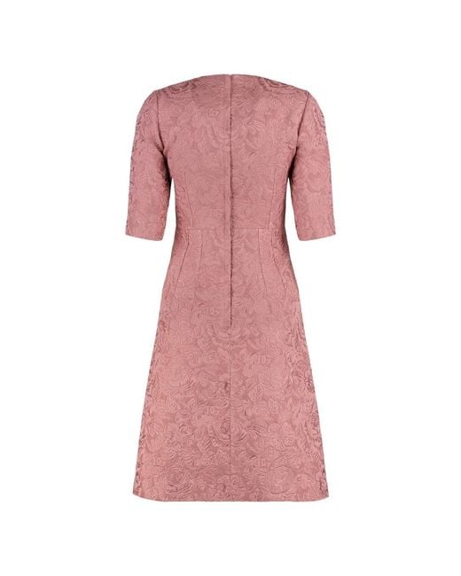 Dolce & Gabbana Pink Short Dresses
