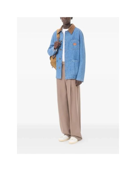 Valentino Blue Denim Jackets for men