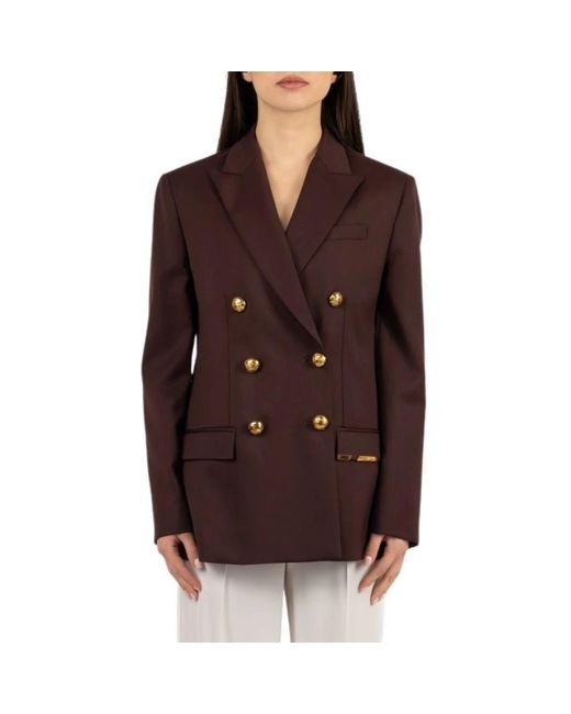 Elisabetta Franchi Brown Blazers