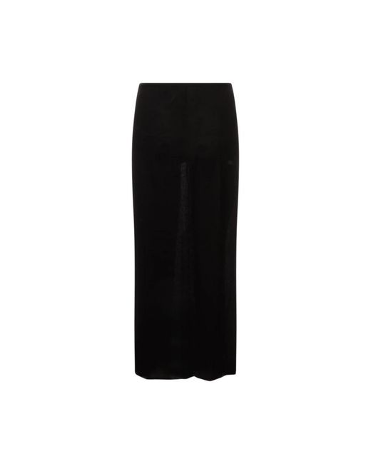 Jil Sander Black Maxi Skirts