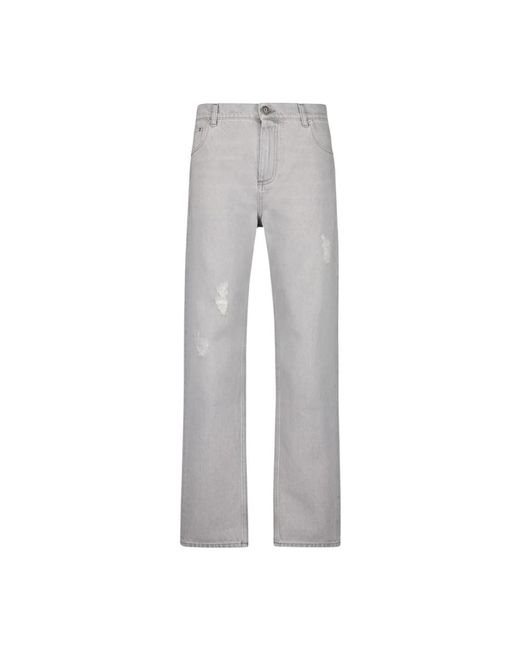 Balmain - Man - Grey - Jeans