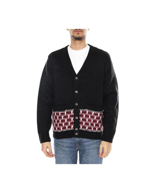 Cardigans Obey de hombre de color Black
