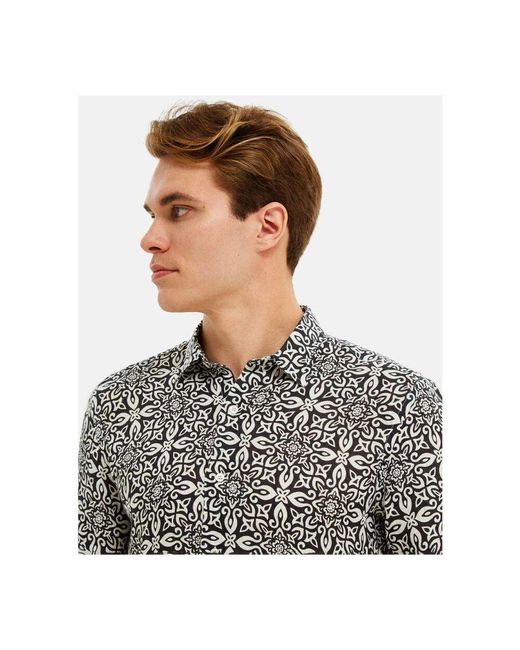 Short Sleeve Shirts di Peninsula in Gray da Uomo