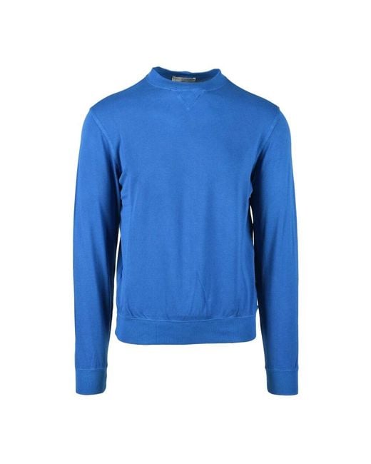 FILIPPO DE LAURENTIIS Blue Sweatshirts for men