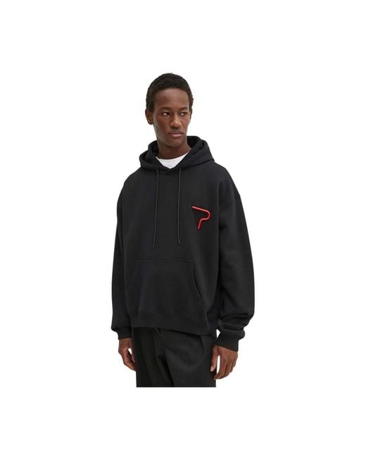 MSGM Hooded Sweatshirt in het Black voor heren