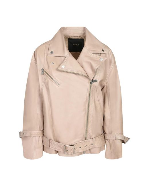 Pinko Natural Leather Jackets