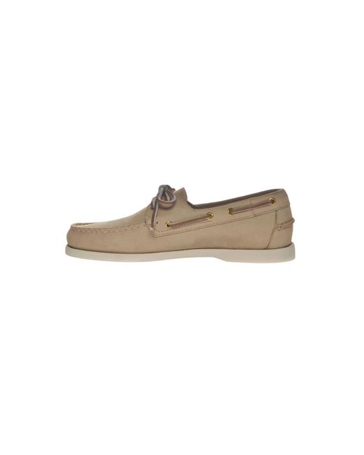 Sebago Docksides Portland Nubuck in Natural für Herren