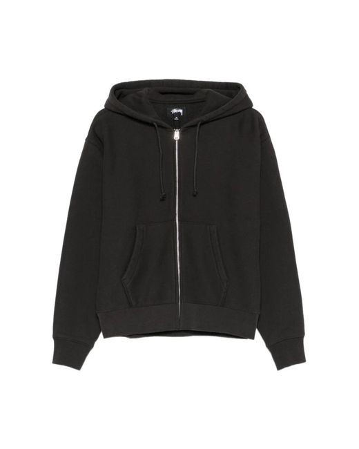 Stussy Black Zip-Throughs for men