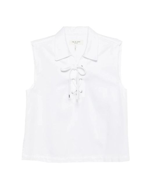 Rag & Bone Tops ,Wit ,Sleeveless Tops in het White