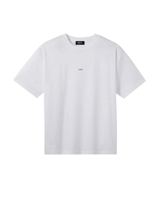 A.P.C. Paris kyle t-shirt in White für Herren