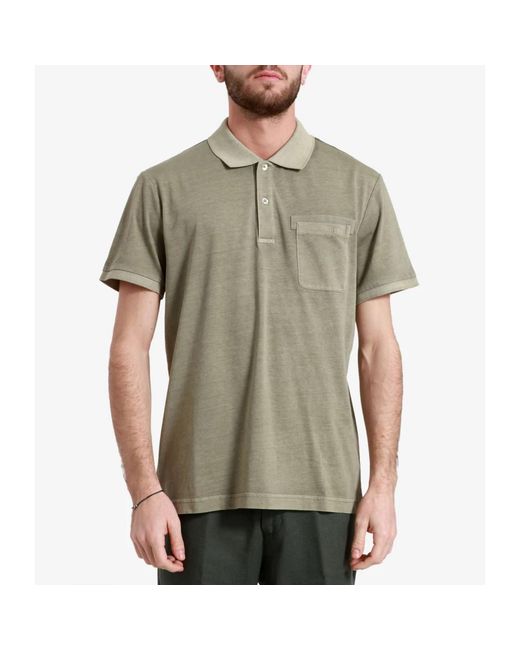 Fay Tops ,Groen ,Katoen Klassiek Poloshirt in het Green voor heren