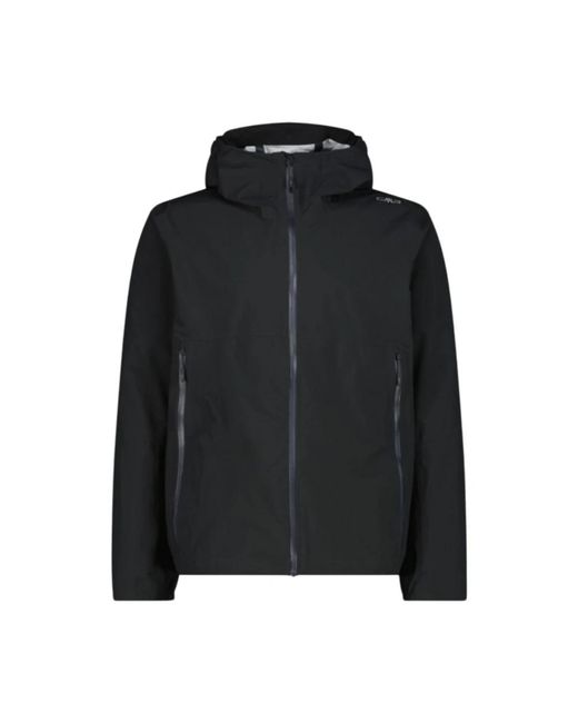 CMP Fitness ,Grijs ,Polyester Rain Proof Jacket in het Black voor heren