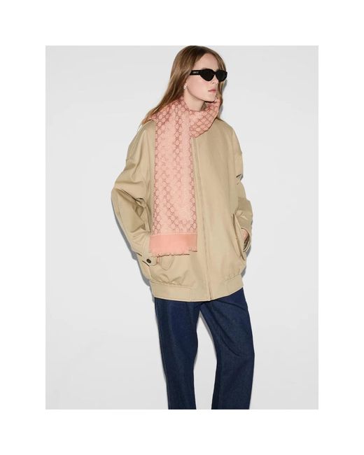 Winter Scarves Gucci de color Pink