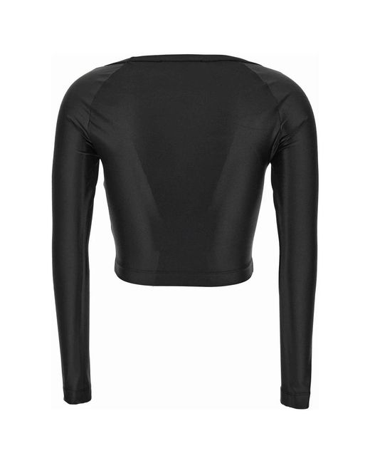Versace Jeans Couture Long Sleeve Tops in het Black