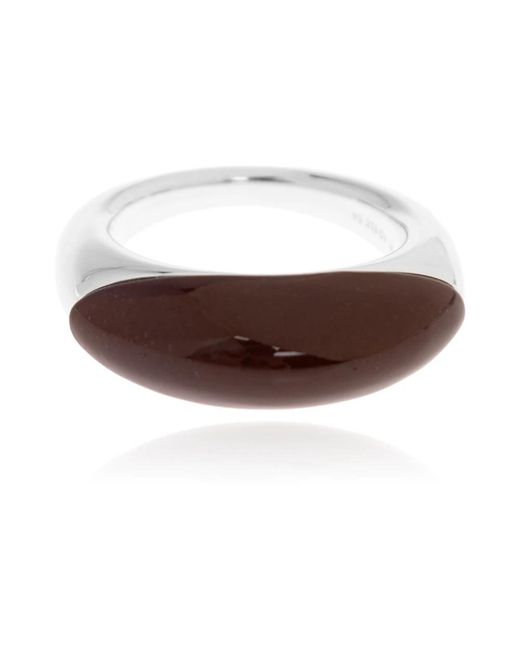 Rings LIE STUDIO en coloris Brown