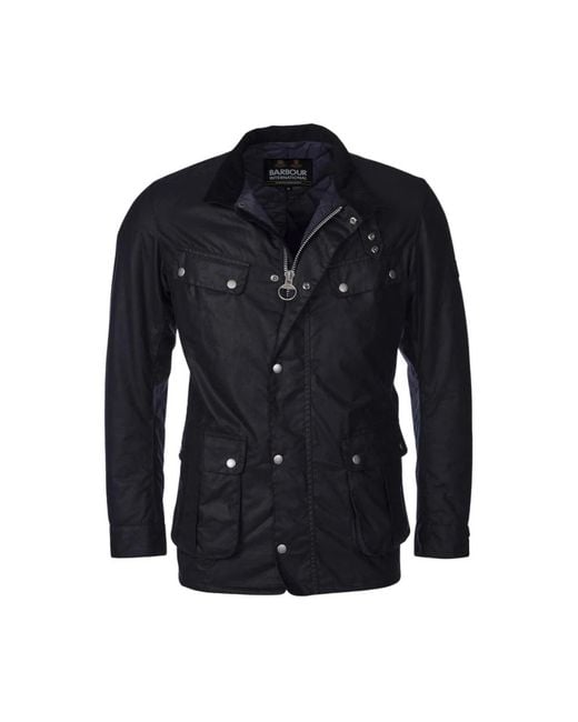 Barbour Jassen ,Blauw ,Katoen Duke Waxed Jacket in het Blue voor heren