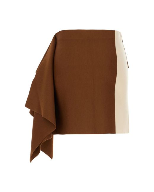 Fendi Orange Short Skirts
