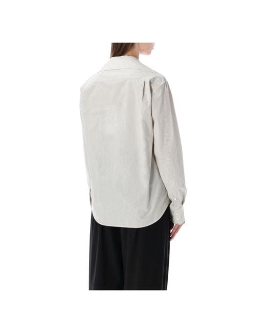 MM6 by Maison Margiela Gray Shirts