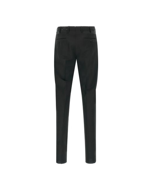 Incotex Black Suit Trousers for men