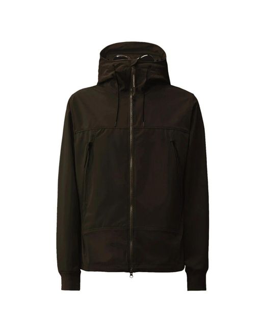 C P Company Rote Shell-R Goggle Jacke in Black für Herren