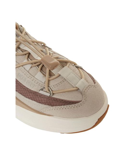 Moon Boot Schoenen ,Leer Moon 247 Xlace in het White