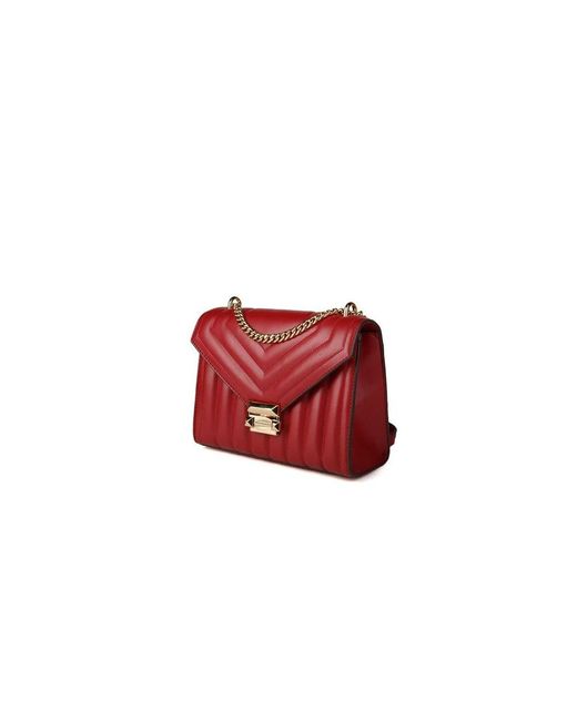Michael Kors Red Shoulder Bags