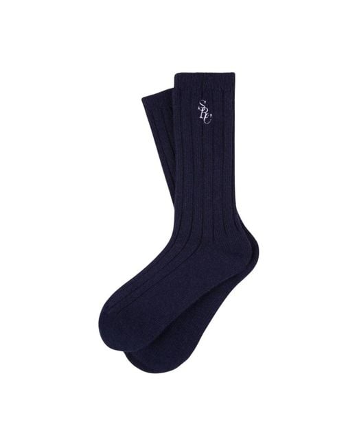 Sporty & Rich Blue Socks